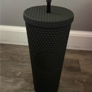 Starbucks X Disney Matte Black Studded Tumbler